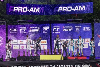 Crowdstrike 24 Hours of Spa Pro AM Podium  | SRO/JEP