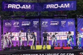 Crowdstrike 24 Hours of Spa Pro AM Podium  | SRO/JEP