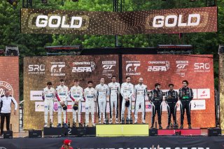 Gold Podium - Crowdstrike 24 Hours of Spa  | SRO/JEP