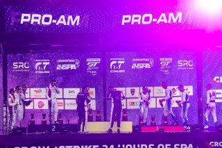 Crowdstrike 24 Hours of Spa Pro AM Podium  | SRO/JEP