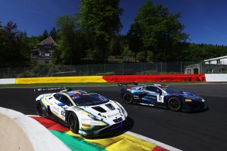 #60 - VSR - Michele BERETTA - Alessio DELEDDA - Finlay HUTCHINSON - Mattia MICHELOTTO - Lamborghini Huracan GT3 EVO2 and #2 - Johor Motorsports JMR - H.H. Prince JEFRI IBRAHIM - Prince Abu Bakar IBRAHIM - Jordan LOVE - Alexander SIMS - Corvette Z06 GT3.R | SRO / JEP