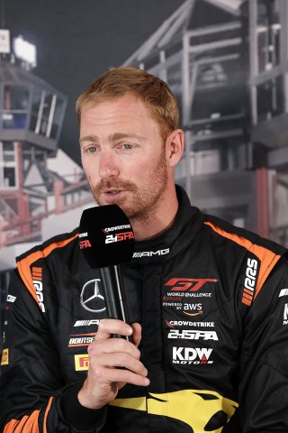 #9 - Boutsen VDS - Maxime MARTIN - Mercedes-AMG GT3 EVO in the Press Conference | SRO / JEP