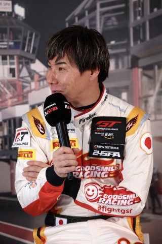 #0 - Goodsmile Racing - Kamui KOBAYASHI - Mercdes-AMG GT3 EVO in the Press Conference | SRO / JEP